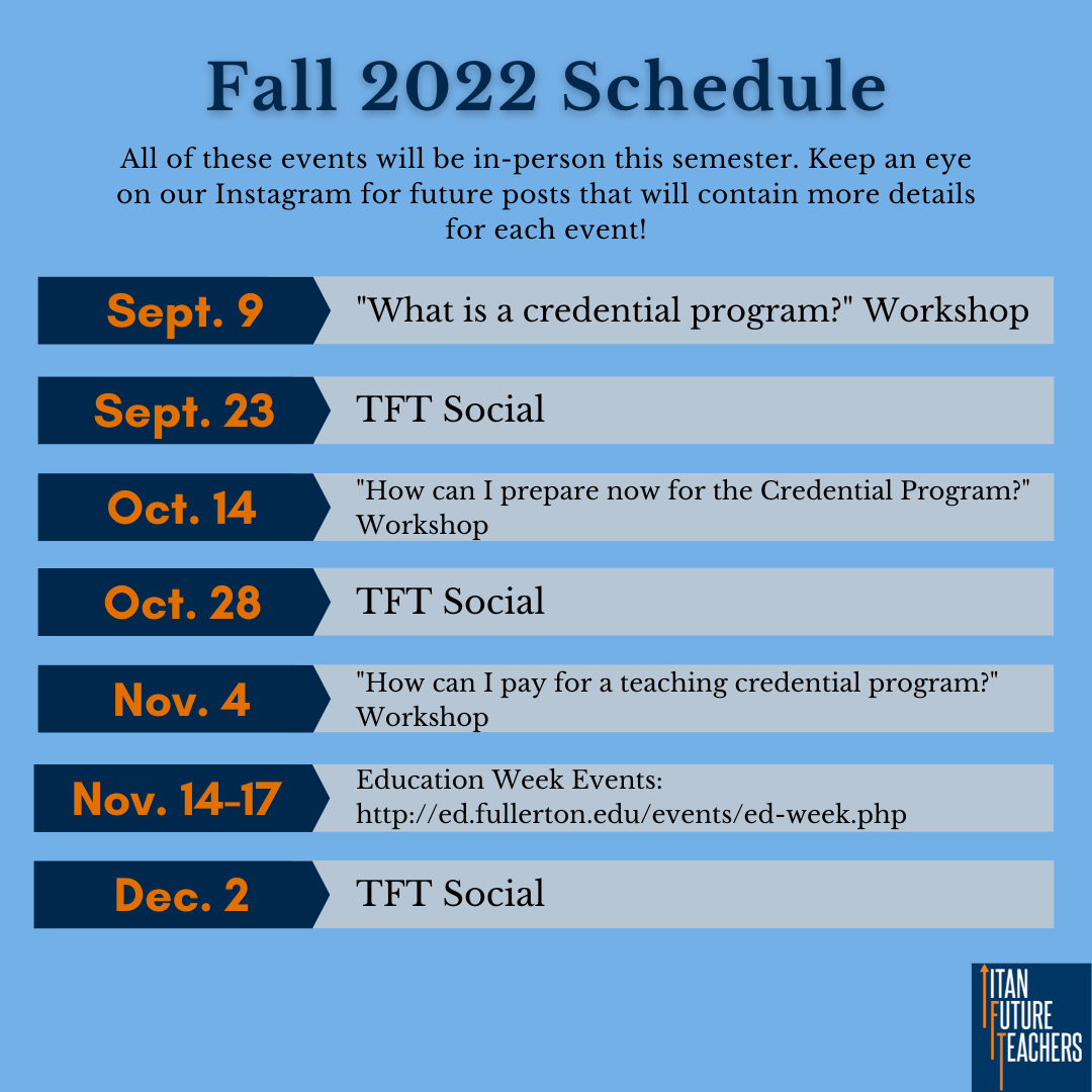 Titan Future Teachers SchoolsFirst Federal Credit Union Center for